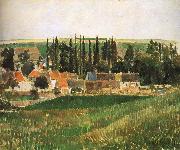 Camille Pissarro Hurrying scenery oil painting reproduction